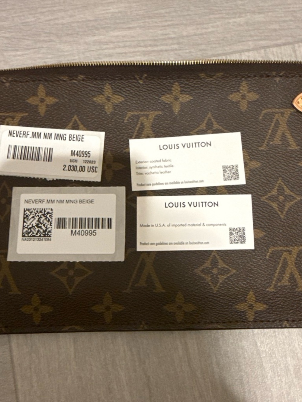 Louis Vuitton Brown Monogram Toiletry Pouch